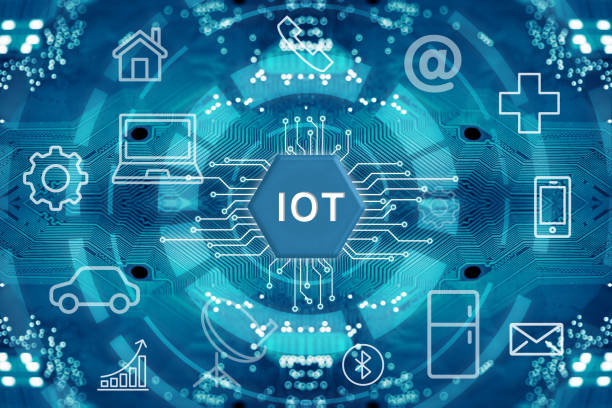 internet of things, wireless communication network, abstract image visual